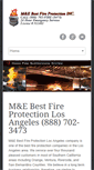 Mobile Screenshot of mebestfireprotection.com